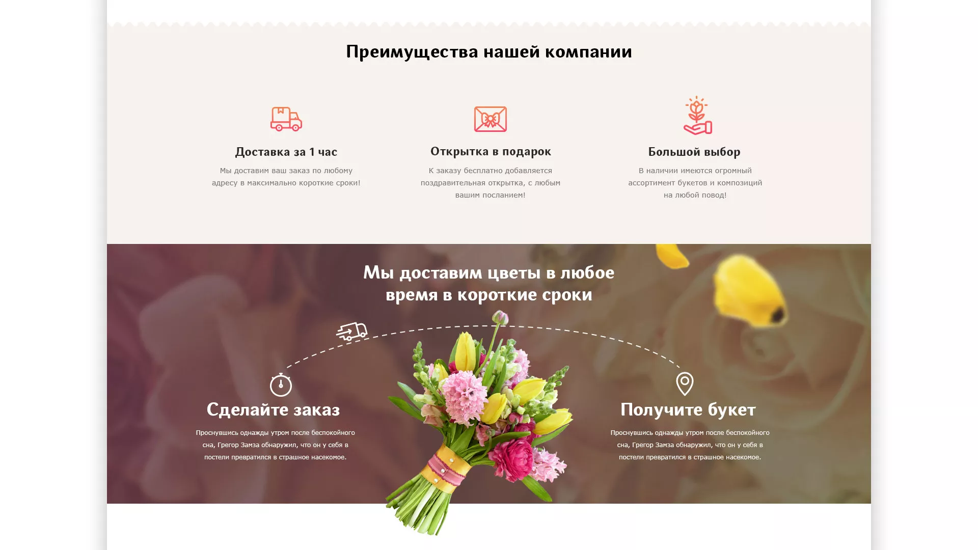 Создание интернет-магазина «Букет-онлайн» по цветам в Орлове