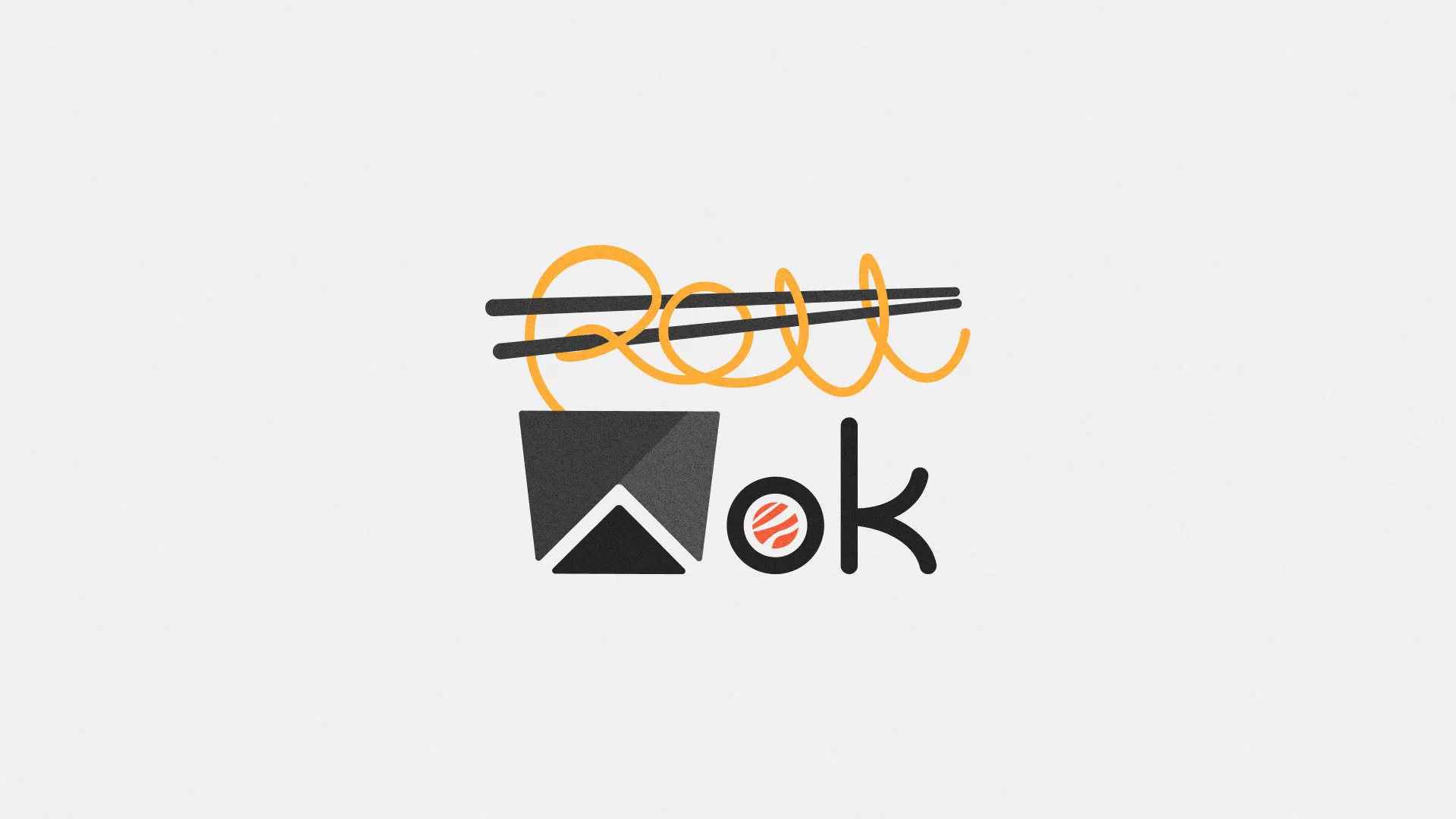 Разработка логотипа в Орлове для суши-бара «Roll Wok Club» Разработка логотипа в Орлове для суши-бара «Roll Wok Club»